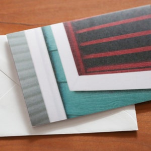 Des cartes pour toutes les occasions Cartes avec enveloppes Cartes de voeux vierges Photographies Abstrait rouge et vert