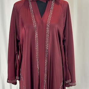 Crystal Embellished Abaya Set – Modest Formal Dress with Hijab & Belt, Made in Dubai abaya