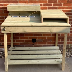 Outdoor pizza kitchen suitable for most ovens/ pizza table/ pizza oven table/ pizza oven kitchen/ outdoor serving table/ pizza oven stand. image 7