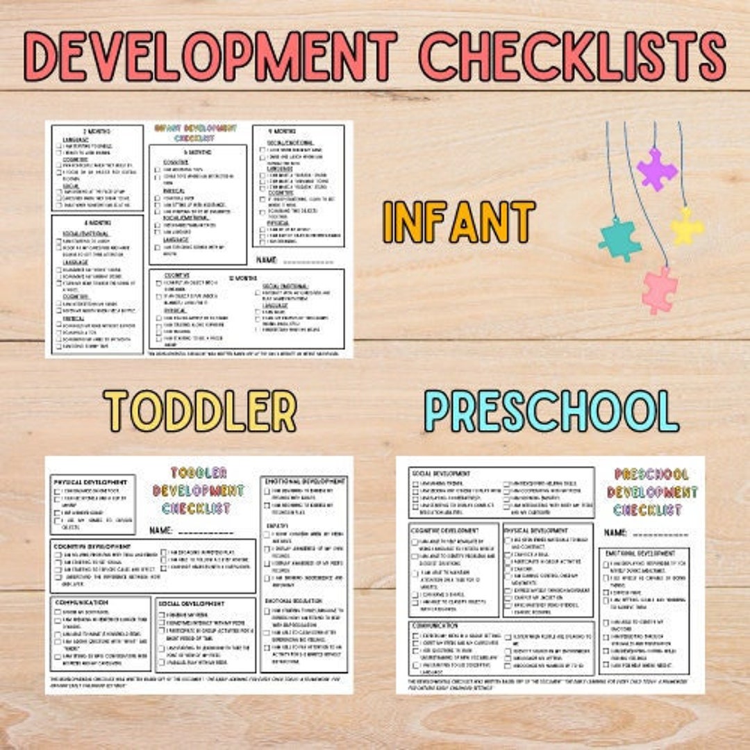 Printable Comprehensive Developmental Checklists for Infants Toddlers and Preschoolers Printable Comprehensive Developmental Checklists for Infants Toddlers and Preschoolers