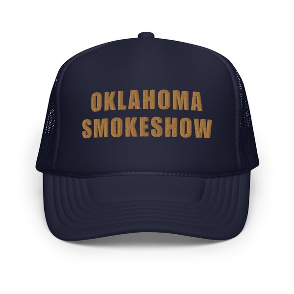 Oklahoma Smokeshow Trucker Hat - Zach Bryan Hat - Country Concert - Trucker Hat - Zach Bryan Concert Outfit - Coastal Cowgirl - Nashville