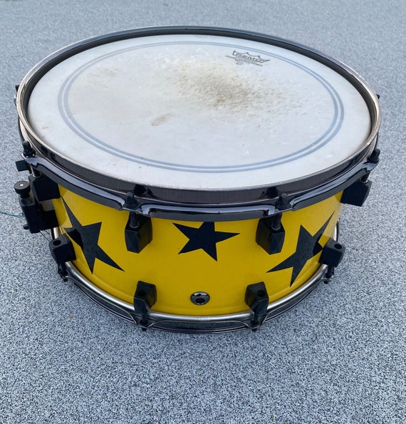 Tommy Lee Snare Drum Live Gig Stage Used Tommy Lee Rock and Roll