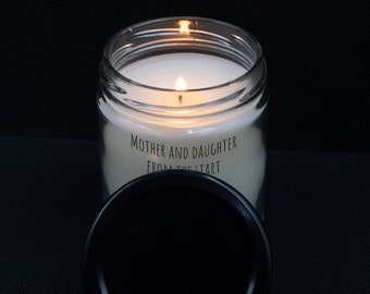 Candle for daughters, gift idea for mothers day, candles for daughters