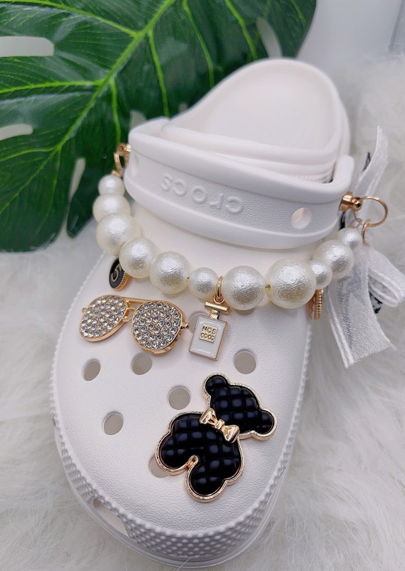 Luxury Jewelry Bear Shoe Charms Croc Pins Women Garden Clog Shoe