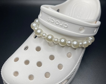 2 st pärlskokedja för Crocs, skoberlock, pärlberlock, skodekoration för kvinnor, flickor, barnpresent