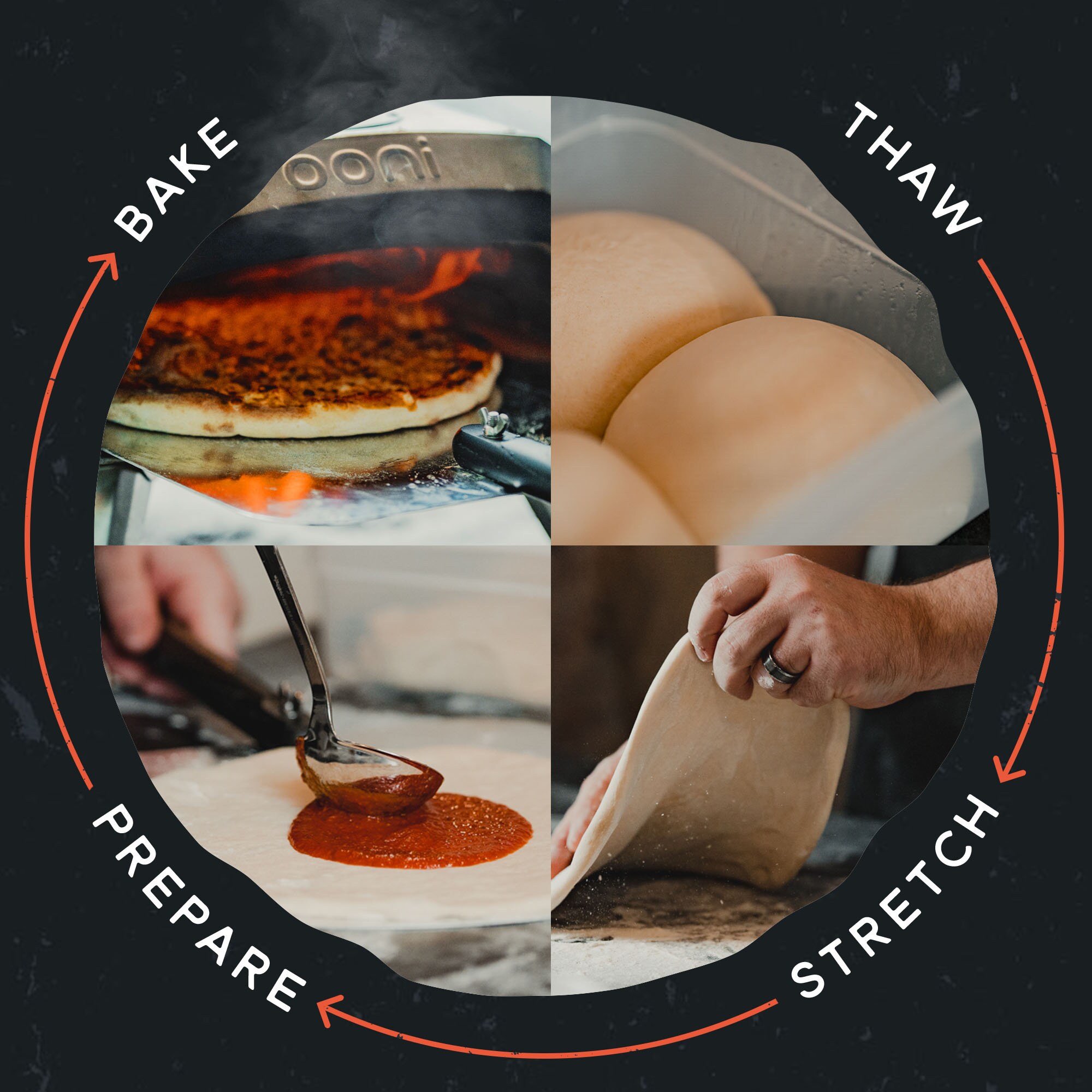 20 X 10 Oz Frozen Pizza Dough Balls / Perfect for 12inch Pizzas