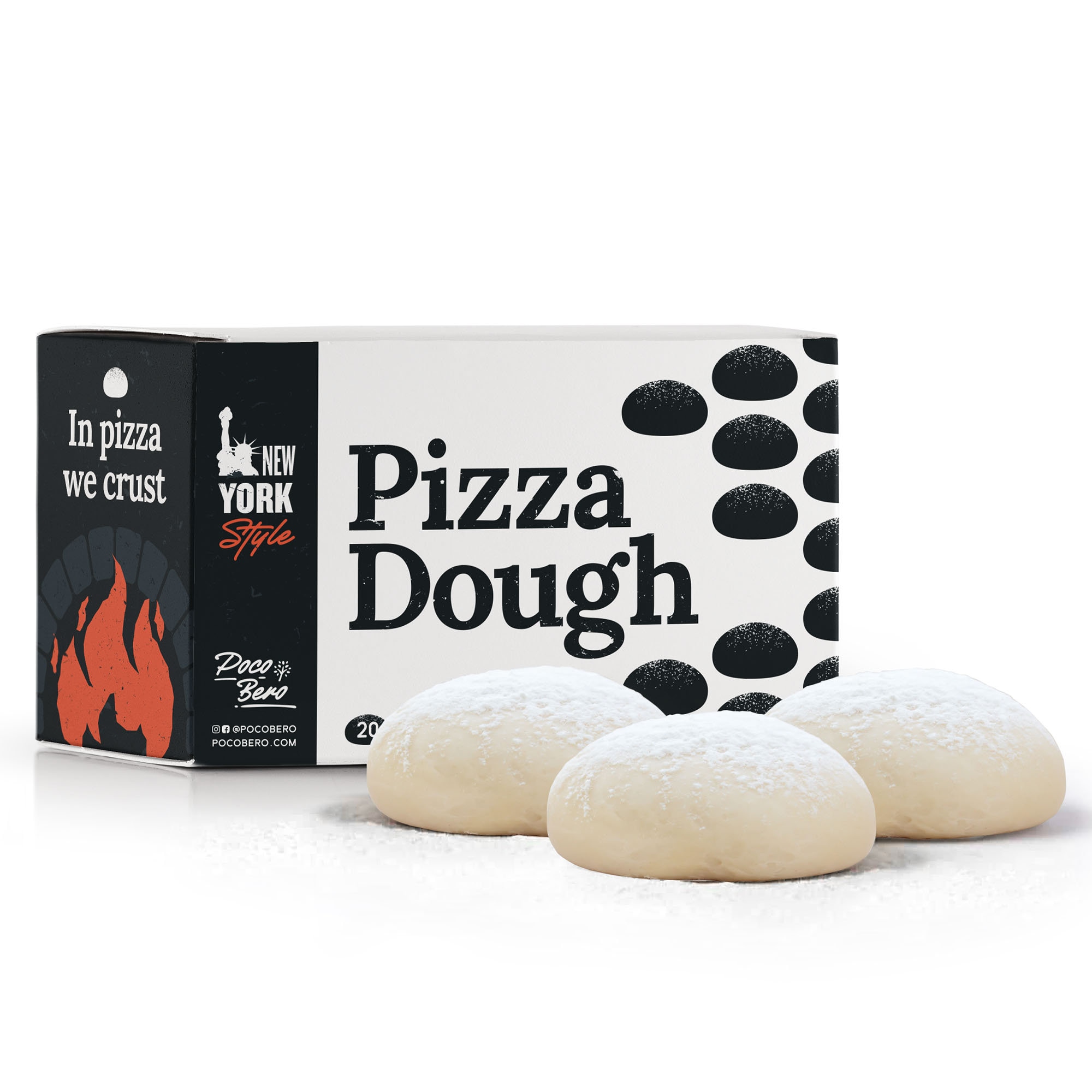 20 X 10 Oz Frozen Pizza Dough Balls / Perfect for 12inch Pizzas / Fresh NY Style Pizza / Works