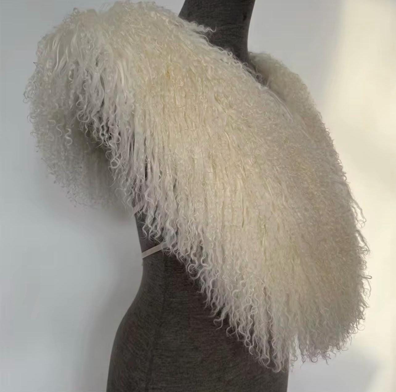 Mongolian Fur Sleeveless Backless Top - Etsy