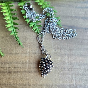 Simple Pine Cone Necklace