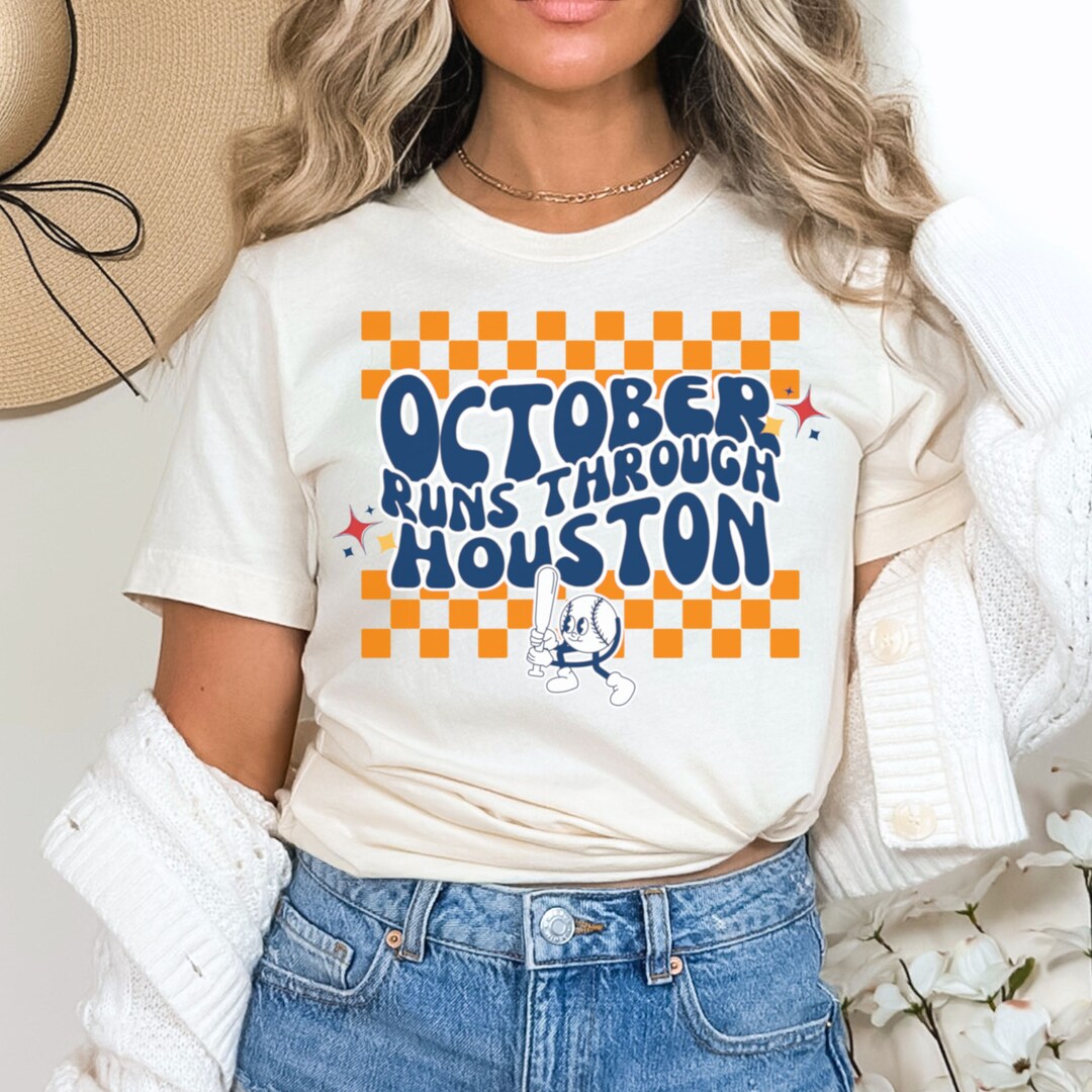 Post Season Astros Shirt Cute Astros Tee Retro Astros Etsy