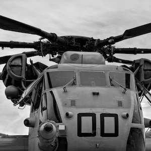 Military Helicopter Canvas Photography | CH-53K Super Stallion Art
