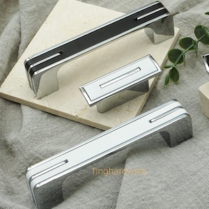 Black White Kitchen Pulls knobs  Drawer Pull Knob Cabinet Pull Knob Wardrobe Handle Cupboard Pull Dresser Knob Tinghardware
