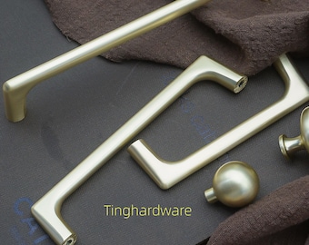 Gebürsteter Messing Schrankknauf - Moderner Zink Legierung Schubladengriff