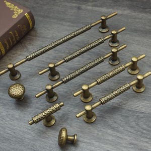 Vintage Style Cabinet Pulls knobs  Retro Kitchen Handle Knob Antique Bronze Wardrobe Drawer Pull Handle Antique Drawer Handle Knob Art Decor