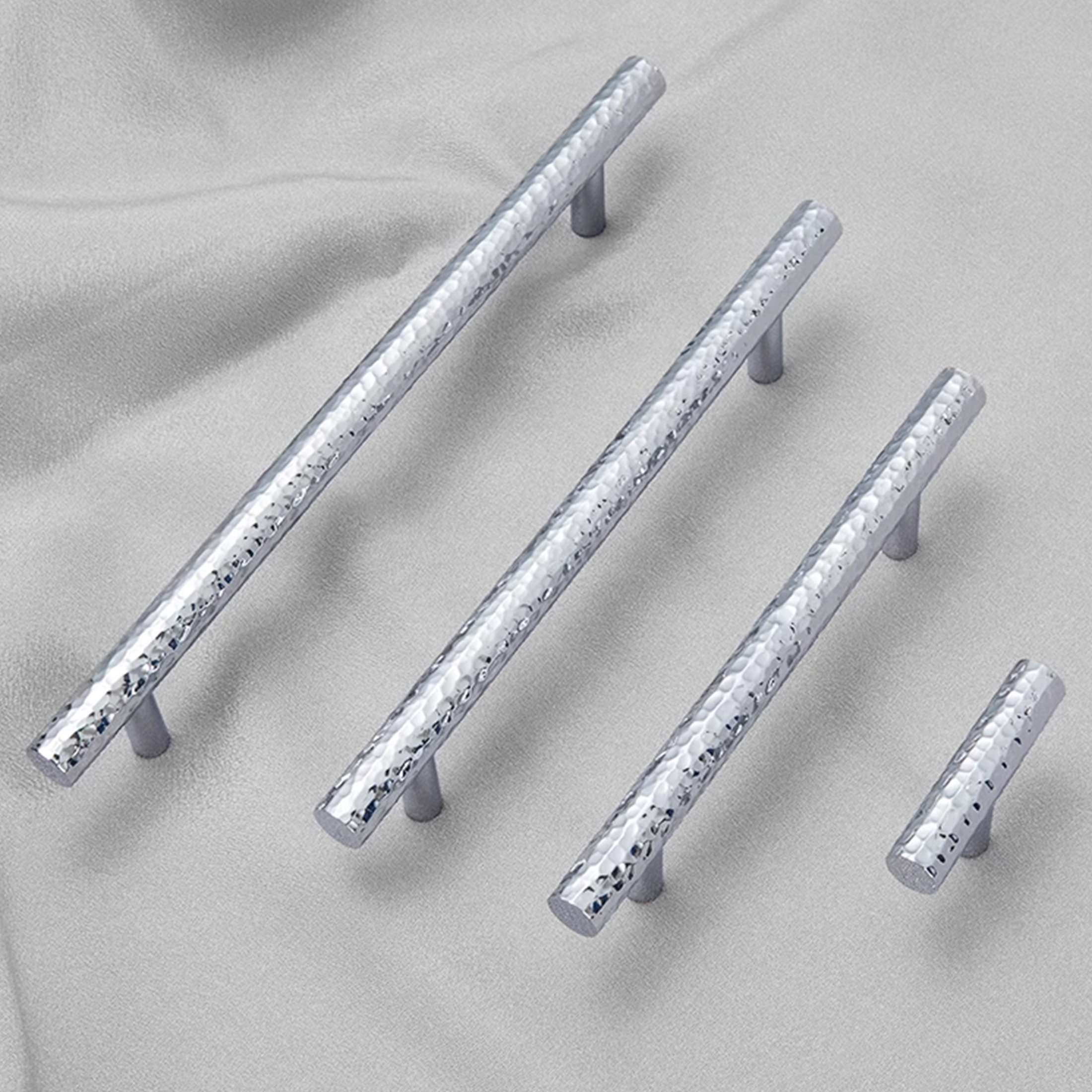 2.53.7856.38.812.6chrome Hammer Cabinet Door Handles Solid Brass