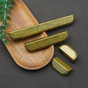 Symmetric Rustic Kitchen Pull Vintage Style Cabinet Handle Antique Bronze Drawer Pulls Knobs Wardrobe Pull Cupboard Handle