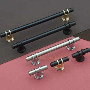 Black Gold Kitchen cabinet  handle, Chrome  Drawer Pull Knob ,Dresser Handles Cupboard Knob Cabinet Door Knob Handle ,Closet hardware