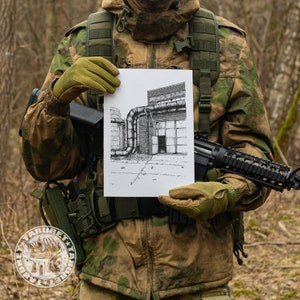 Ontsnap uit Tarkov "Peacekeeper's Diary" A4 formaat print