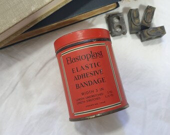 Vintage Metal Tin | Elastoplast Bandage