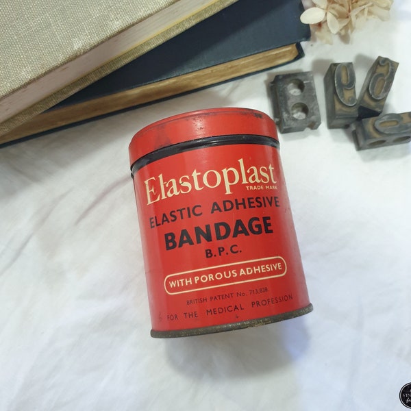 Vintage Metal Tin | Elastoplast Bandage
