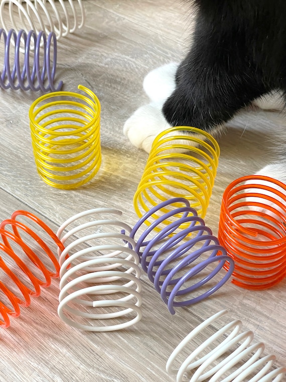 Cat Toy Springs Spring Cat Toy: Top Colorful Spiral Springs For Active ...