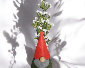 The Gnome - Whimsical Vase for Festive Holiday Decor