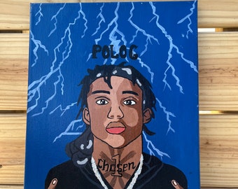 Polo G Acrylic Painting