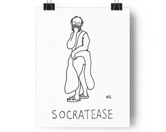 Socratease- Print 11x14 inches on Fine Art Paper