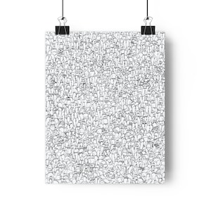 Mutandine Butts - Stampa a inchiostro 11x14 pollici su carta Fine Art