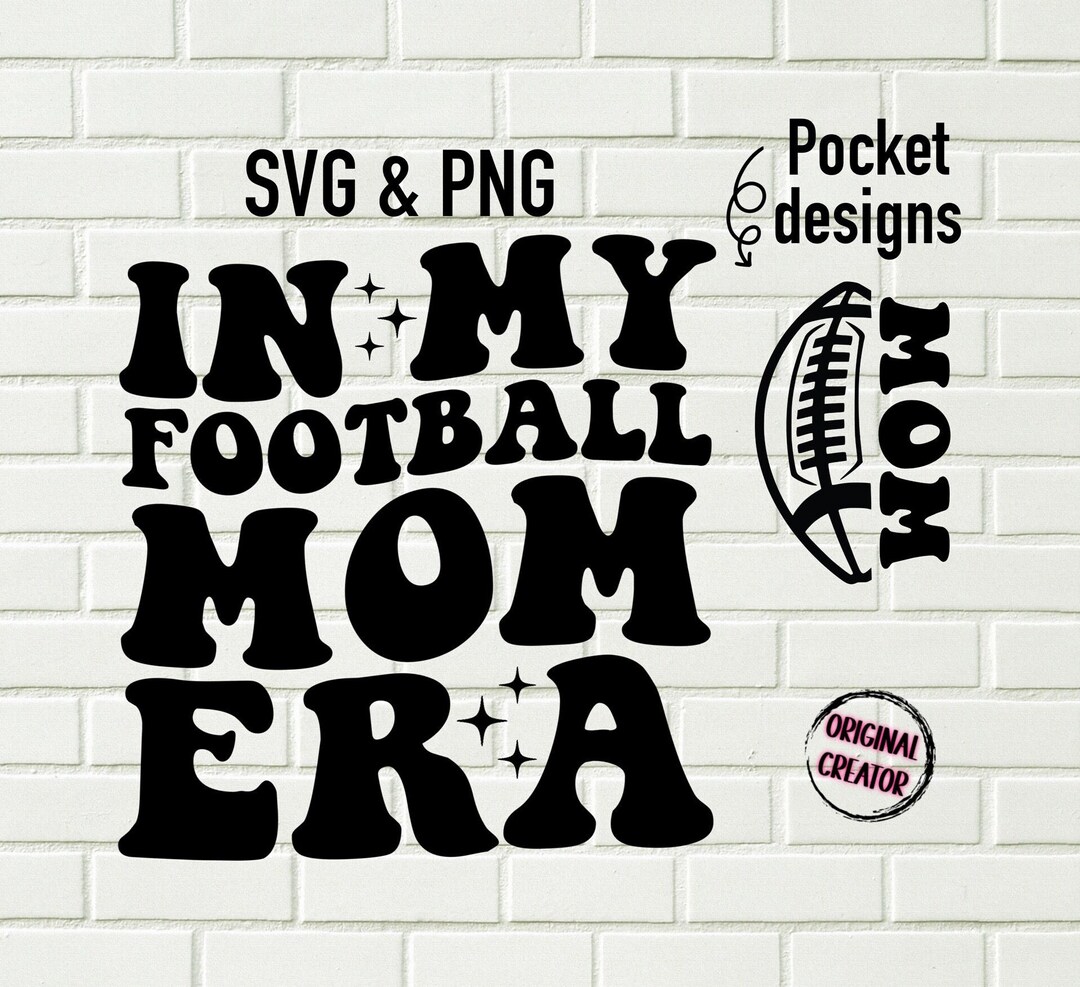 In My Football Mom Era Svg Png / Football Mom Svg Png / - Etsy