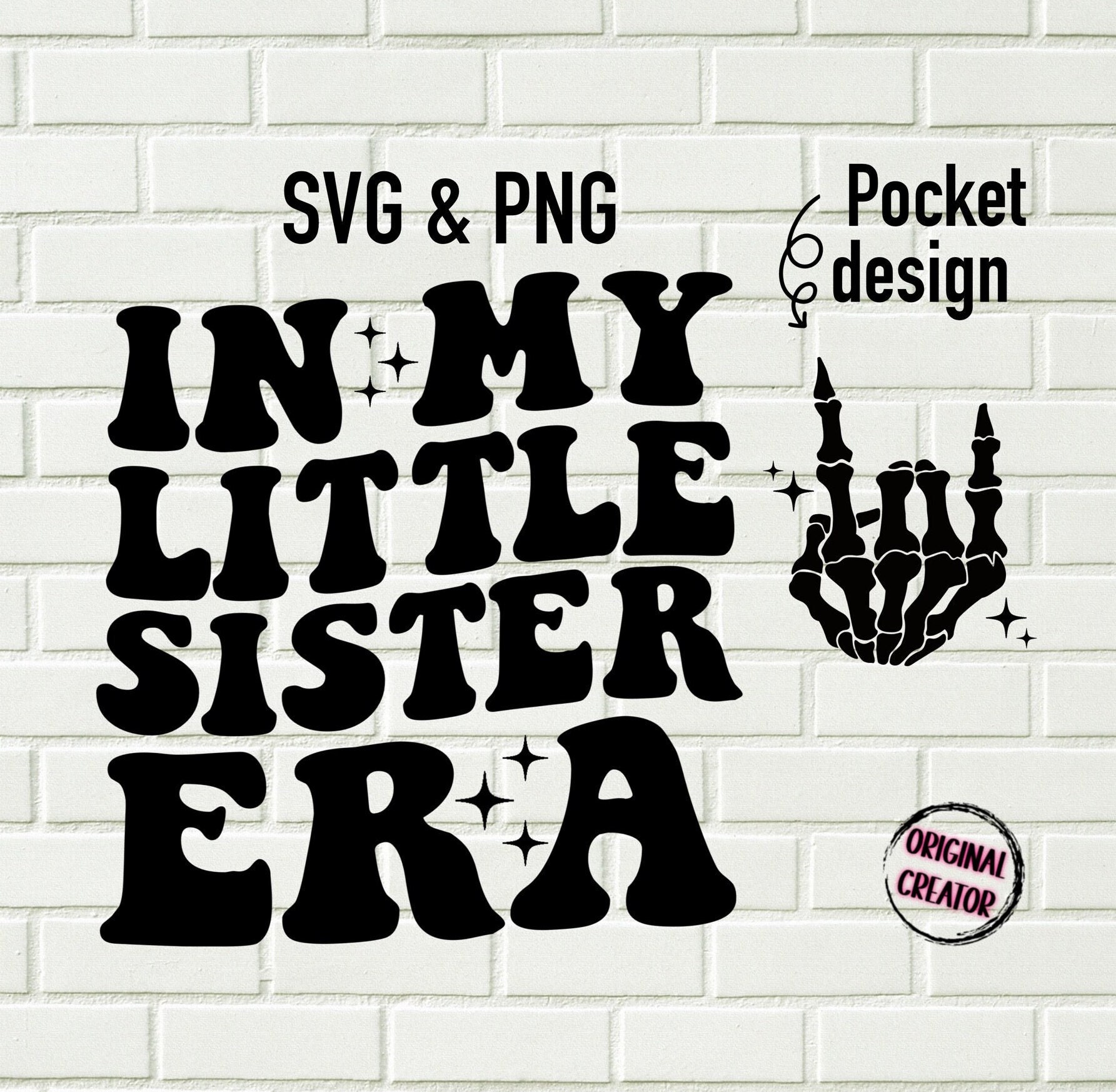In My Little Sister Era Svg Png / Little Sister Era Svg Png / - Etsy