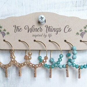 Desert Diamond Tags Wine Charms