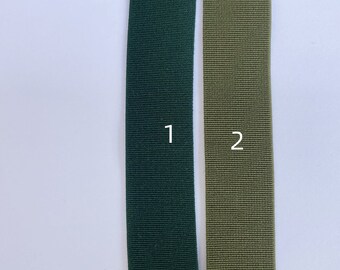 1 pouce (25mm) -1Yard Bandes élastiques Accessoires de vêtements bandes élastiques