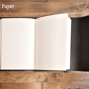 Black Leather Handmade Journals With Engraving