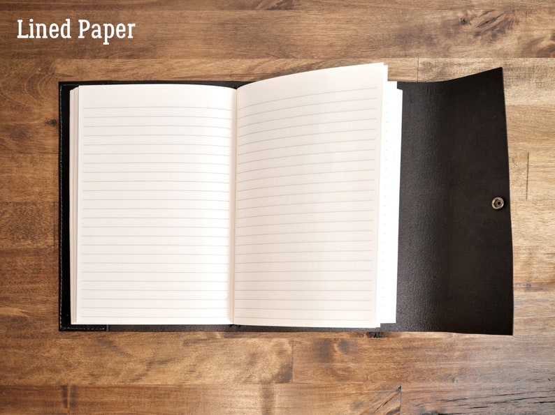 Black Leather Handmade Journals With Engraving