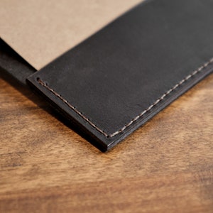 Black Leather Handmade Journals With Engraving