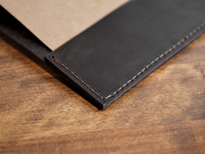 Black Leather Handmade Journals With Engraving