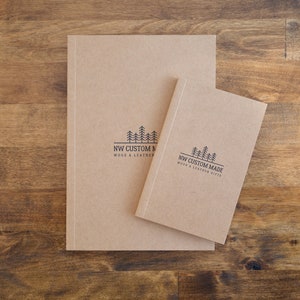 Recargas de encartes de diário | Cadernos de papel Kraft para diários de couro NWCustomMade | 2 tamanhos: A5 e Pocketbook