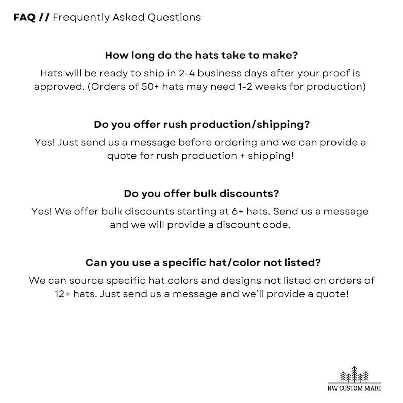 Leather Patch 5 Panel Hat FAQ