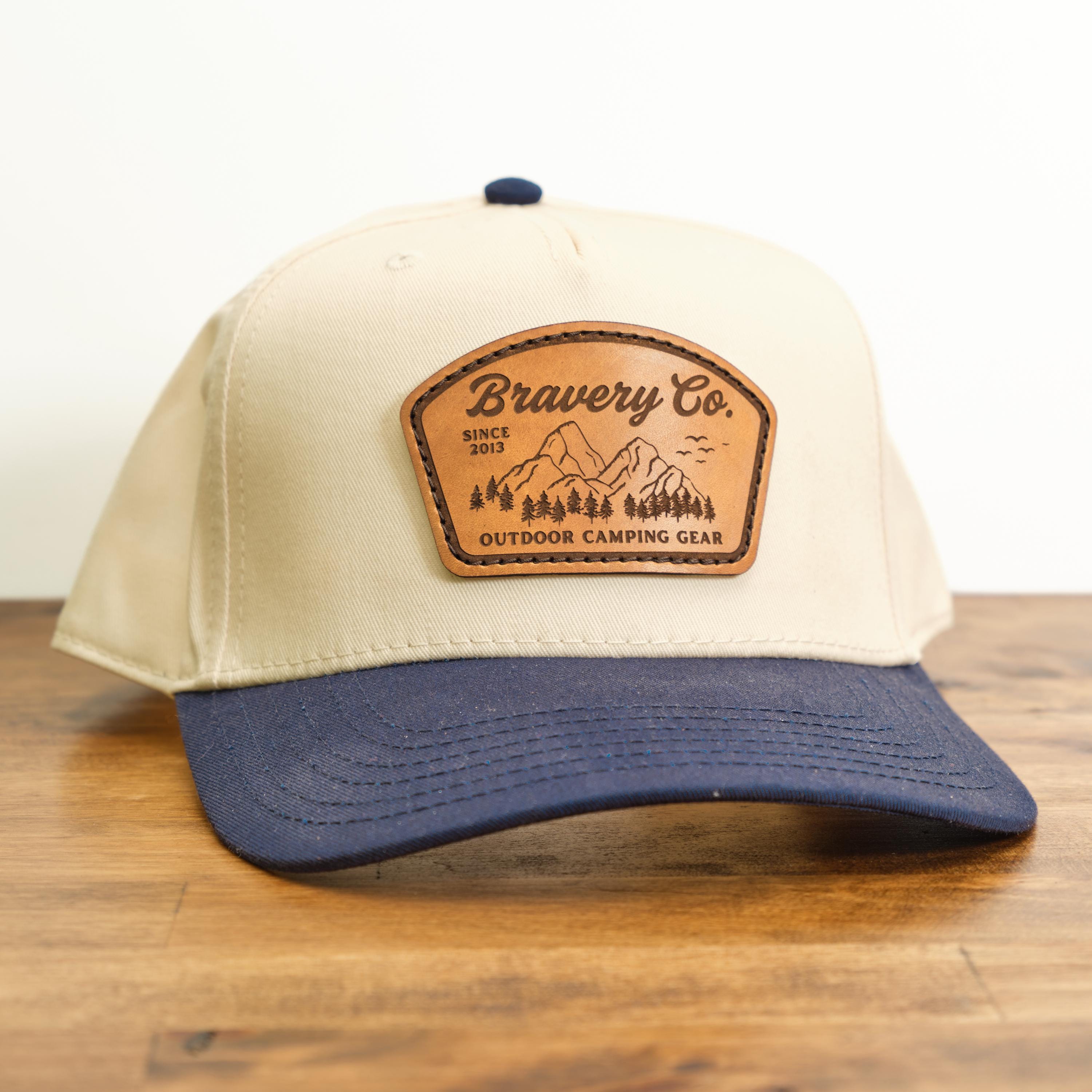 Luxury Vintage Trucker Hat • Rare Find • Handmade Leather Patch Richardson 112 Classic Trucker, Custom Leather Patch Hat  main image 2