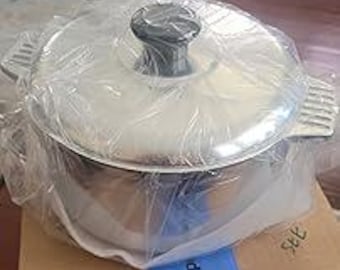 5 Quart Cast Aluminum Dutch Oven with Lid-Lightweight Cooking Pot -Nonstick Non-Toxic Cookware -Bread Baking & Stew Pot -Oven Safe