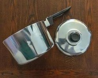 3 Quart Sauce Pan with Lid - Cast Aluminum Cooking Pot - Lightweight Saucepan - Even Heat Cookware - Non-Toxic Kitchen Pot