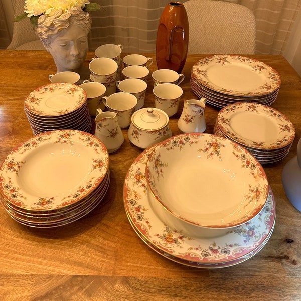 36 Dinnerware Set- Mikasa Shelly L2806 Ivory China - Sold Separately, see description.