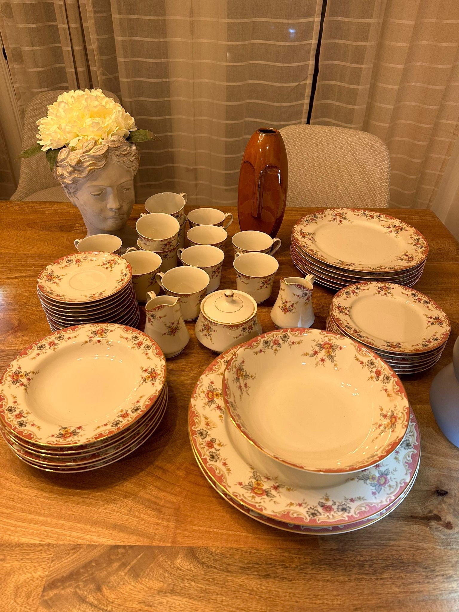 Rose、*****、JAPAN食器&皿セット Red Rose China Japan - Etsy