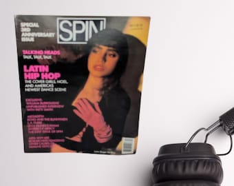 SPIN Magazine - April 1988 - Talking Heads, Patti Smith, Latin Hip Hop - Vintage Music