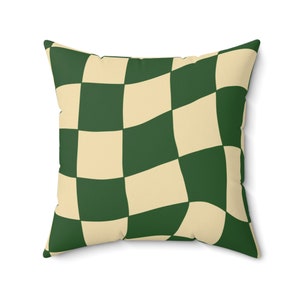 Green liquid check - Throw Pillow