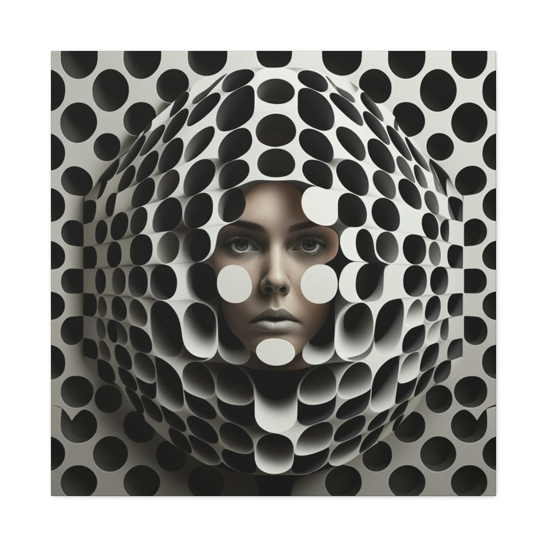 Lady in Pixels Art - Etsy