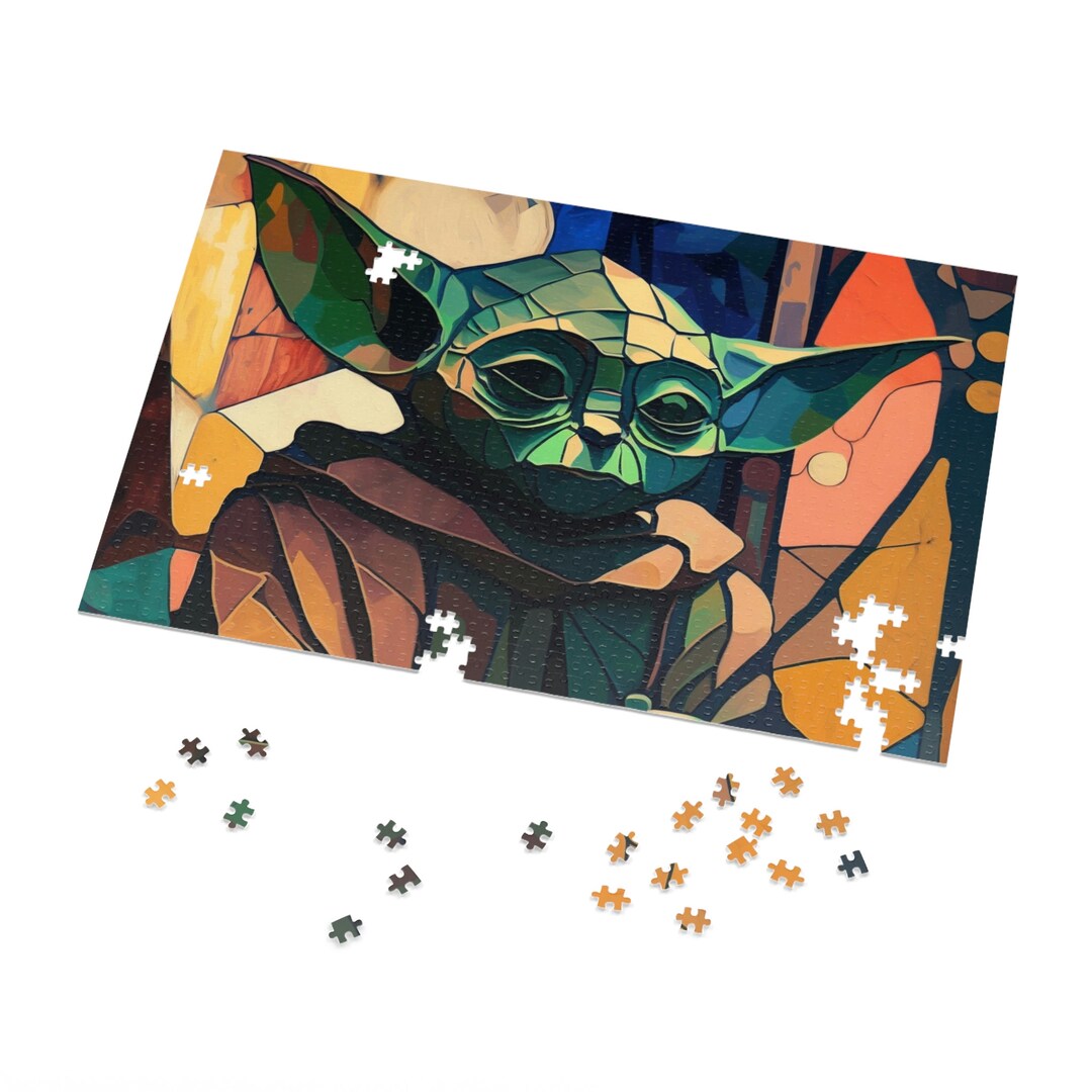 Jigsaw Puzzle, Adventure of Baby Yoda Etsy