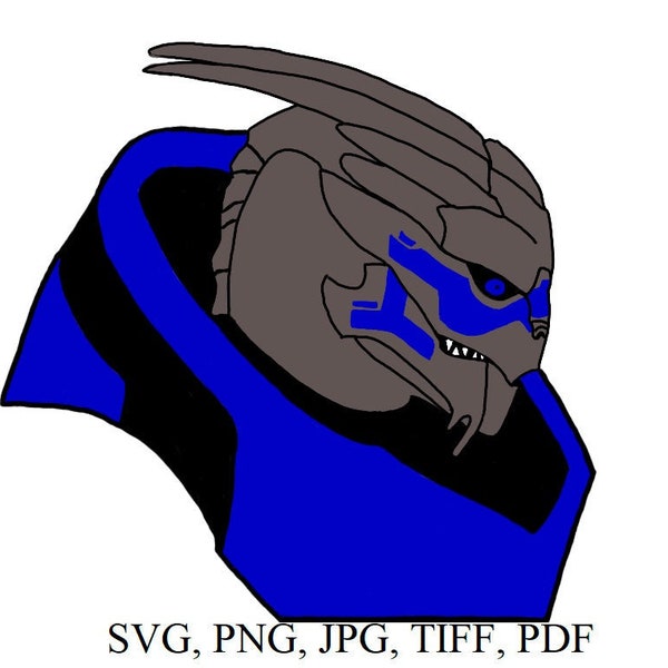 Mass Effect - Garrus Armor Archangel SVG