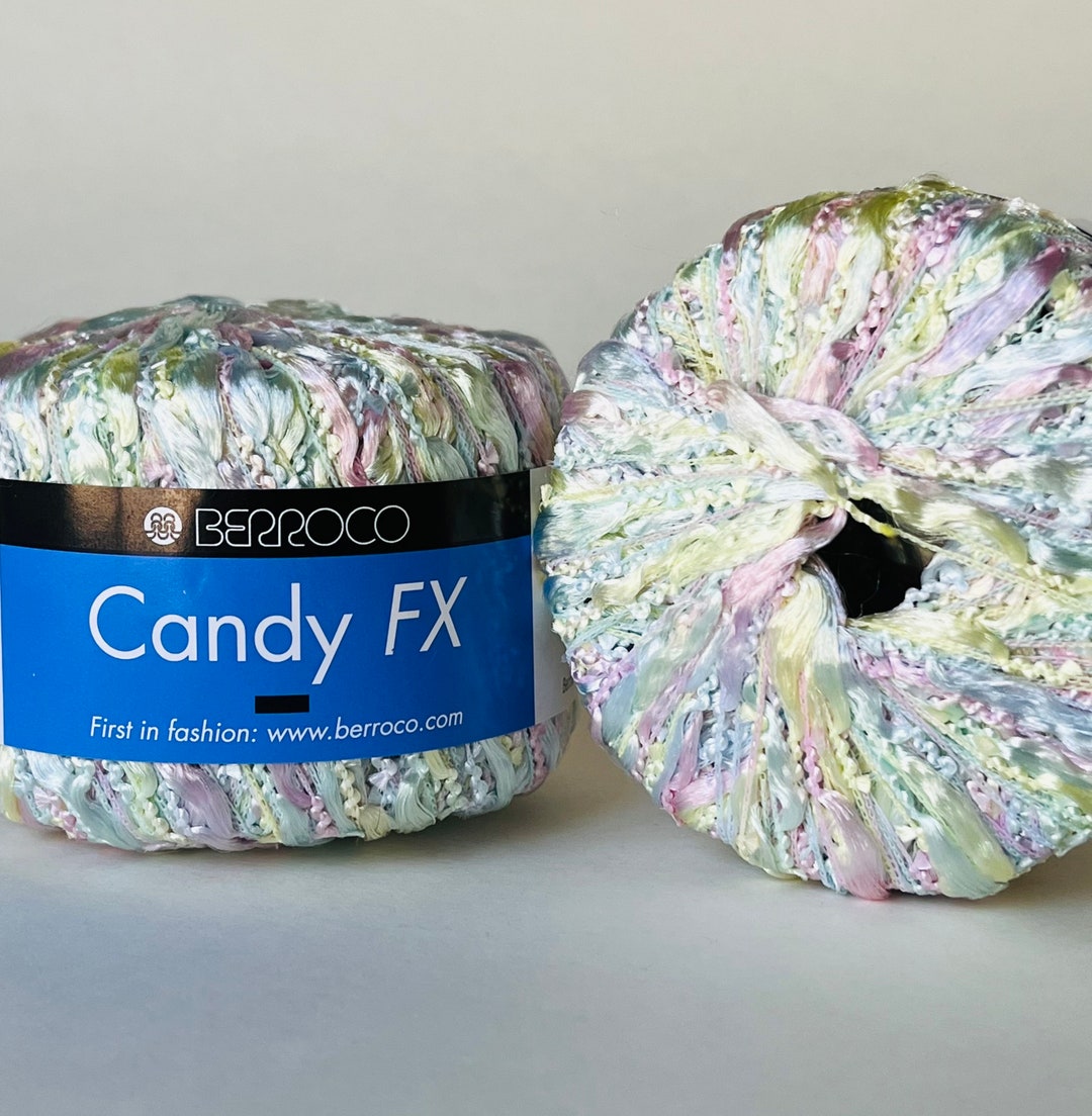 Berroco Candy FX Discontinued Novelty Yarn Pastel Etsy